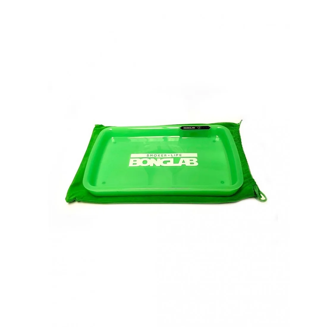NEON TRAY BANDEJA ENROLADO LED VERDE-BONGLAB