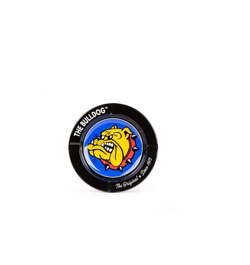 CENICERO THE BULLDOG METALICO NEGRO