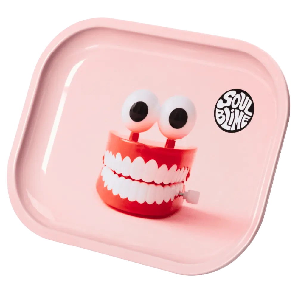 BANDEJA METÁLICA SMILE 18x14- SOULBLIME