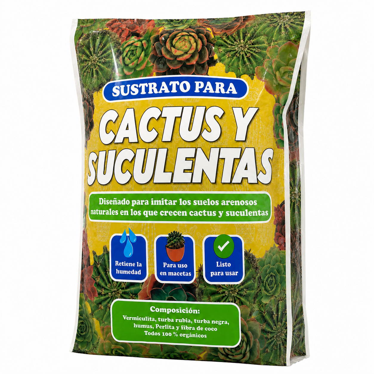 SUSTRATO SUCULENTAS Y CACTUS 2.5LT- ORGANIC LIFE